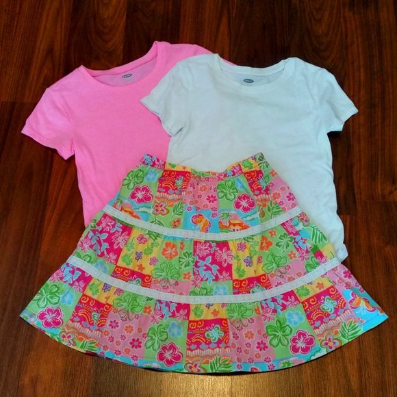Hartstrings and Old Navy Other - HOST PICK: 2 Girls' Tees & Matching Skirt, size 5